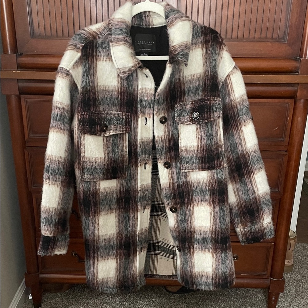 Sanctuary plaid shacket - image 1
